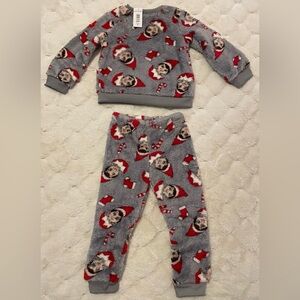 new with tags sherpa elf on the shelf chrismas pajama set size 4t